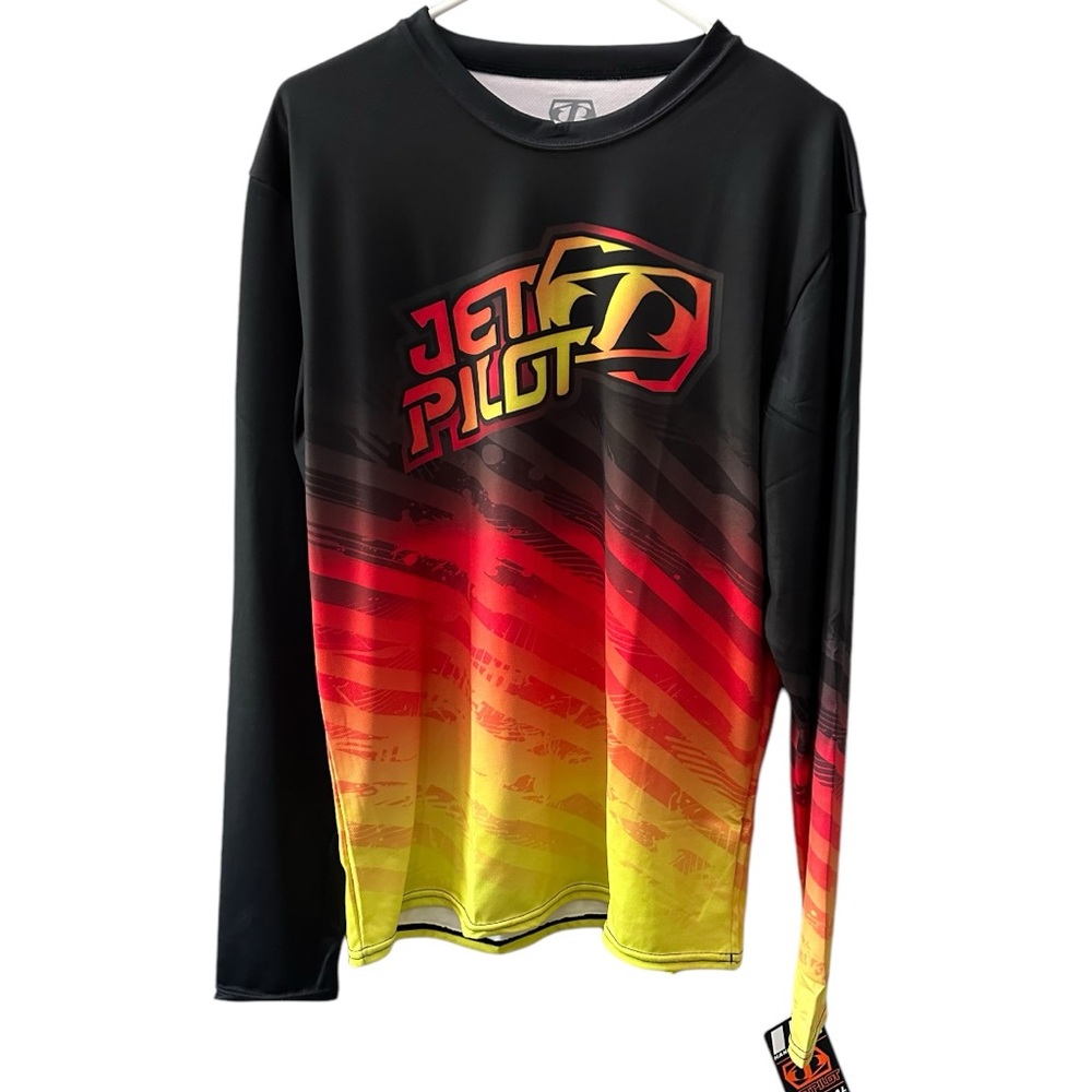 JET PILOT Long Sleeve Board Shirt for Men, Size 2 XL…Bright Red, Yellow. New! - Picture 11 of 11